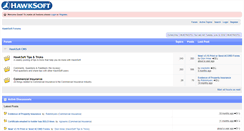 Desktop Screenshot of forums.hawksoftinc.com